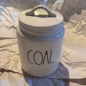 Rae Dunn COAL Medium Canister